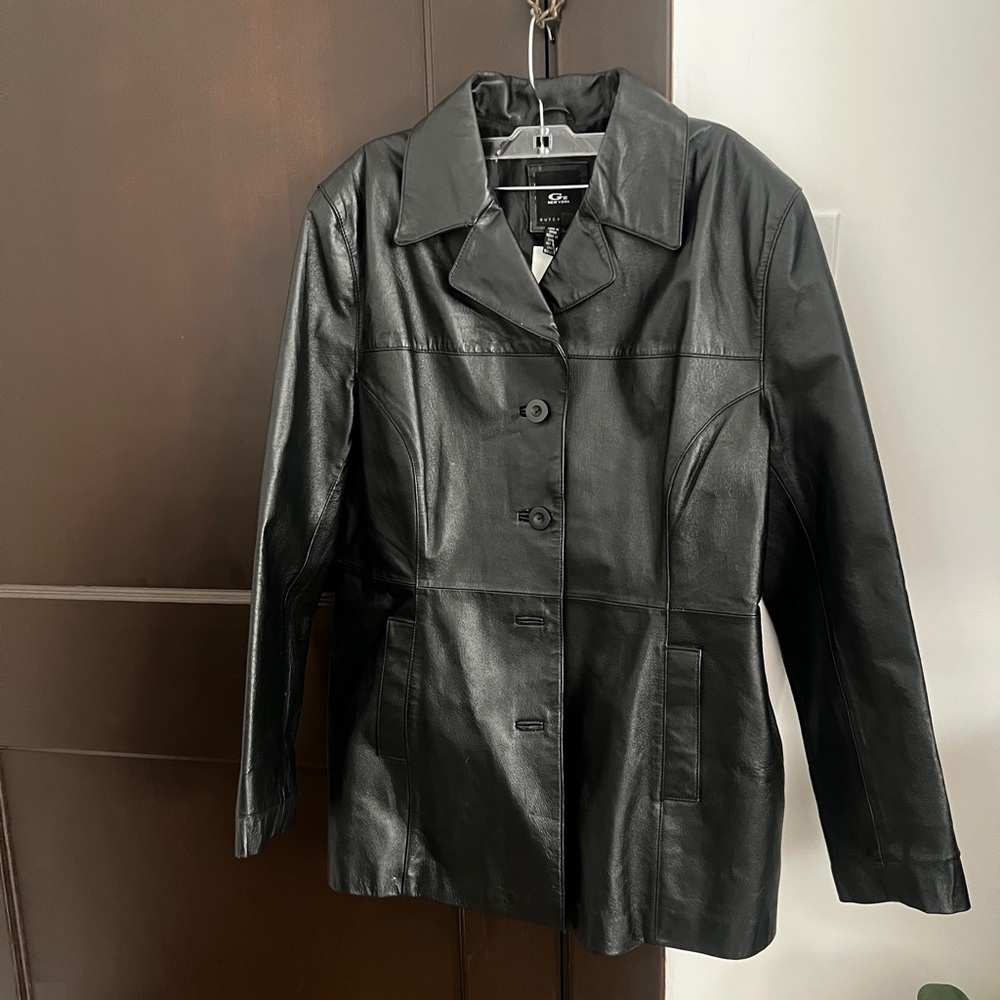 Women's Black Leather Jacket